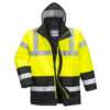 Jacheta Traffic Contrast HiVis - galben negru