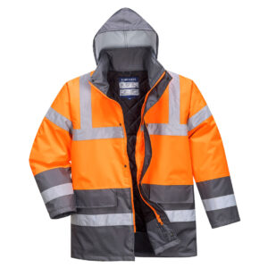 Jacheta Traffic HiVis bicolora - portocaliu gri