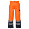 Pantaloni HiVis Contrast Captusiti, albastru, portocaliu