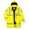 Jacheta Bizflame Rain Hi-Vis Antistatica si Ignifuga, galben