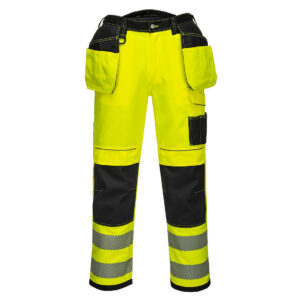 Pantaloni Holster HiVis PW3 short - galben/albastru